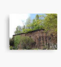 Harsimus Branch Embankment, Abandoned Pennsylvania Railroad Embankment, Jersey City, New Jersey Canvas Print