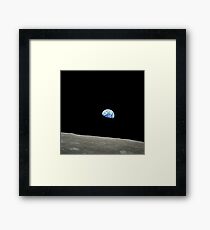 Earthrise from Apollo 8, 1968 Framed Print