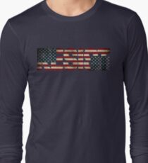 'RESIST' USA Protest Flag Long Sleeve T-Shirt