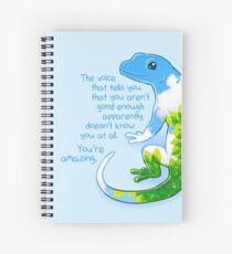 Cuaderno de espiral "Eres increíble" Summer Leaves Gecko