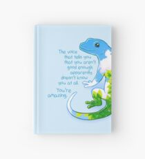"You're Amazing" Summer Leaves Gecko Hardcover Journal