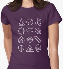 Class - Dungeons & Dragons Line Art Series Women's Fitted T-Shirt