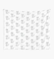 George The Fluffy Cat Wall Tapestry