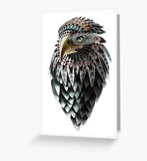 Mythical Eagle Shaman Greeting Card