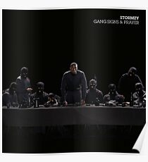 Stormzy Gang signs and prayer Poster