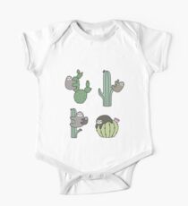Cacti Sloths One Piece - Short Sleeve