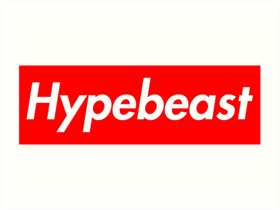 Hypebeast Box Logo Art Print By Kitsuneuk Redbubble