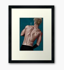 give your back to me - no tattoo Framed Print
