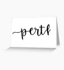 perth australia Greeting Card