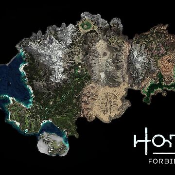 Pretty sure I found where a Forbidden West DLC will be located on the map.  : r/horizon