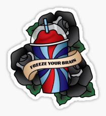 Freeze Your Brain Sticker