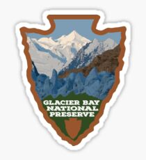 Glacier Bay National Preserve arrowhead Sticker