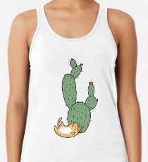 Cacti Cats Racerback Tank Top