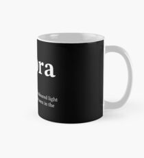 Aurora Word Definition - Left White Text Mug