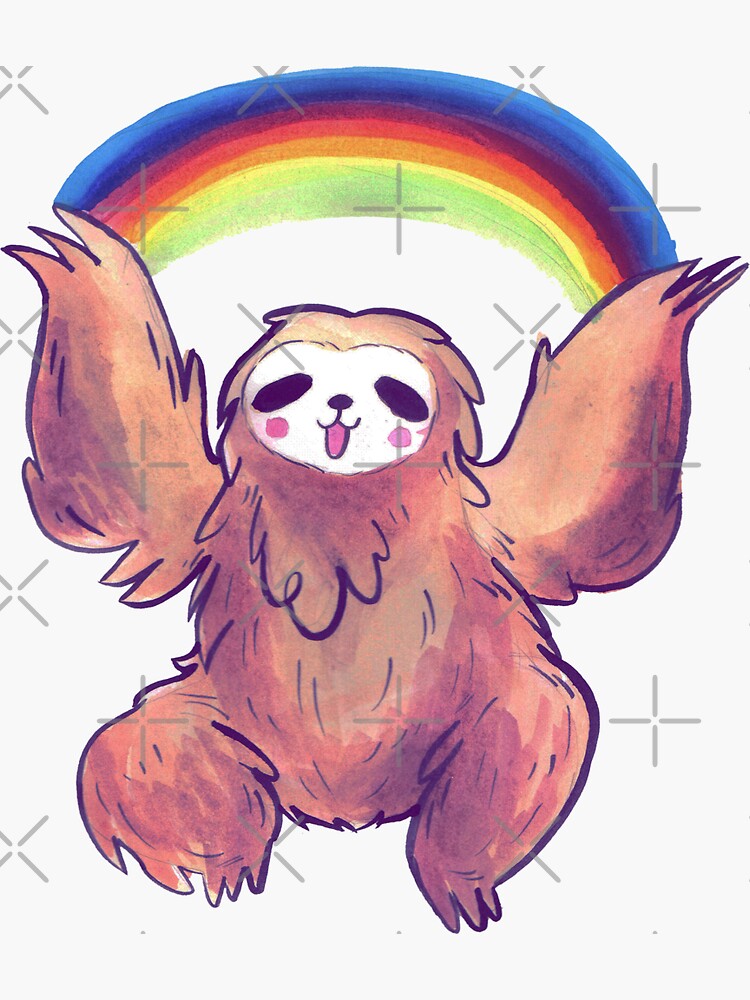 build a bear rainbow sloth