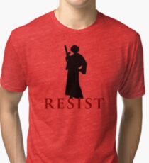 Star Wars Leia: Resist Color Tri-blend T-Shirt