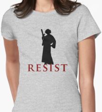 Star Wars Leia: Resist Color Women's Fitted T-Shirt