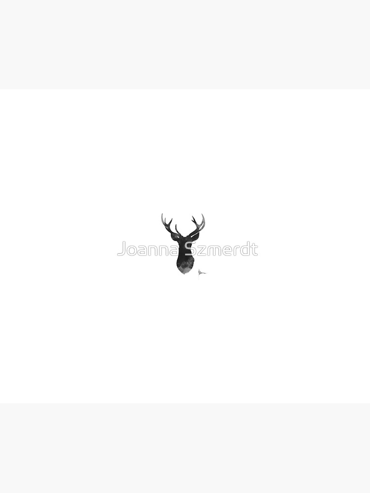 Deer Antlers Watercolor Painting Deer Abstract Home Decor Duvet