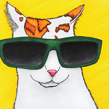 Artwork thumbnail, Kitty in Shades by Creative-Voyage
