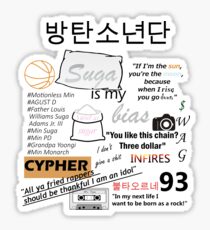 BTS Min Yoongi Sticker