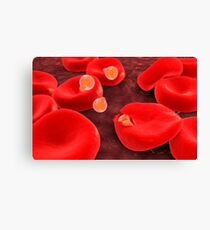 Conceptual image of plasmodium. Canvas Print