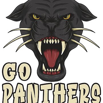 School Spirit Panthers Cheer Panther Pride Fan Team Items T-Shirt