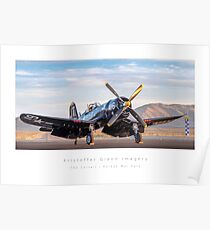 F4U Corsair "Koreanischer Kriegsheld" Poster