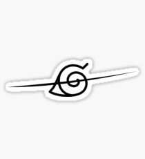 Konoho Slashed Symbol of Rebel Shinobi Sticker