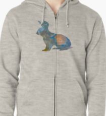 Kaninchen / Häschen Kunst Kapuzenjacke