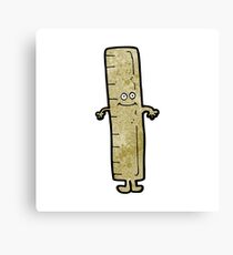 cartoon ruler Canvas Print