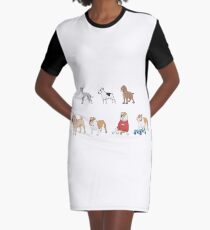 Purebred dogs 3 Graphic T-Shirt Dress