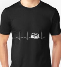 Camera Heartbeat Unisex T-Shirt