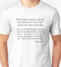 Michael Scott Philosophy Unisex T-Shirt