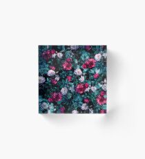 RPE FLORAL ABSTRACT III Acrylic Block