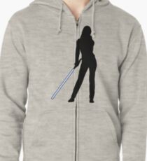 Jedi Bride Zipped Hoodie