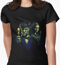 Doctor and his Companion Women's Fitted T-Shirt