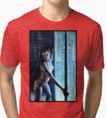 Cyberpunk Painting 046 Tri-blend T-Shirt