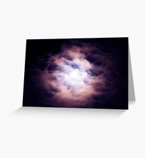Last Night's Moon Greeting Card