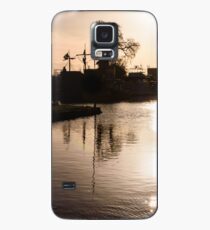 Sonnenuntergang am Kanal Hülle & Klebefolie für Samsung Galaxy