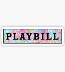 Playbill- Lilly Pulitzer Sticker