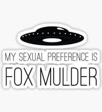 Fox Mulder Sticker