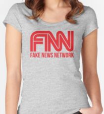 Fake News Network Women's Fitted Scoop T-Shirt