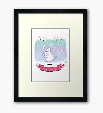 Enjoy your (after)life Framed Print