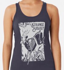 Strange Biology Antelope Skeleton - Offwhite Racerback Tank Top