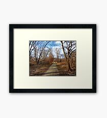 The Road Less Traveled Framed Print