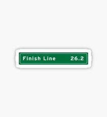 The Finish Line Sticker