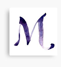 Alphabet M Canvas Print