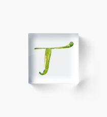 Alphabet T Acrylic Block