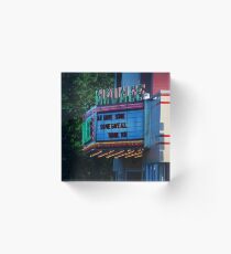 Maumee Movie Theater I Acrylic Block