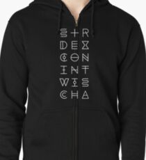 Ability - Dungeons & Dragons Line Art Series Zipped Hoodie